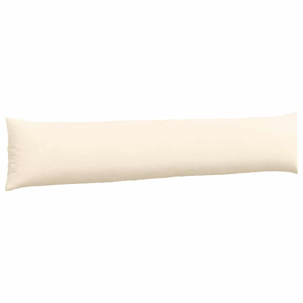 vidaXL Sofakissen 2 Stück Creme 200 x 40 cm Cordstoff