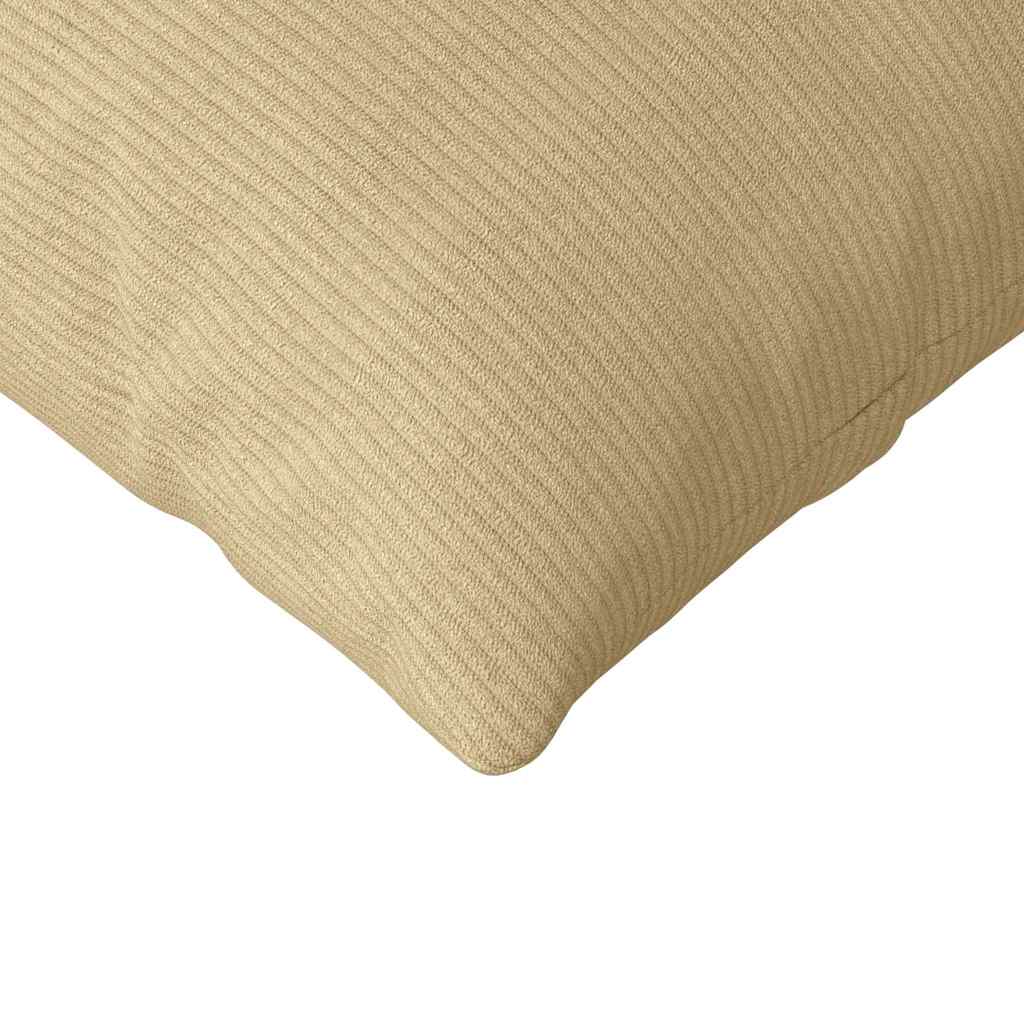 vidaXL Sofakissen 2 Stück Grau-Grün 200 x 40 cm Cordstoff