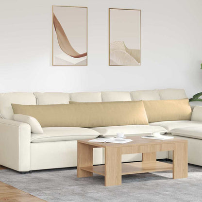 vidaXL Sofakissen 2 Stück Grau-Grün 200 x 40 cm Cordstoff