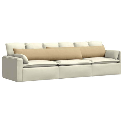 vidaXL Sofakissen 2 Stück Grau-Grün 200 x 40 cm Cordstoff