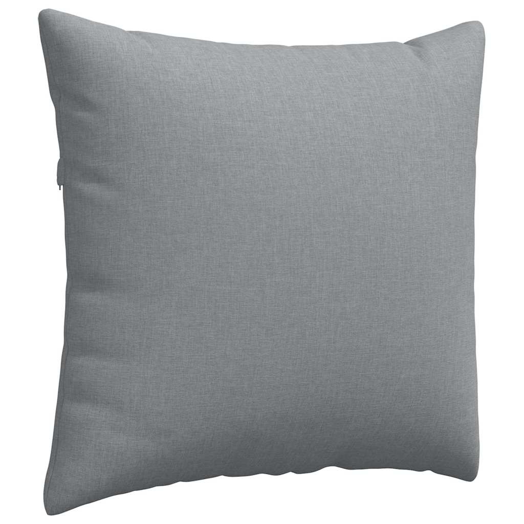 vidaXL Sofakissen 2 pcs Hellgrau 45 x 45 cm Stoff