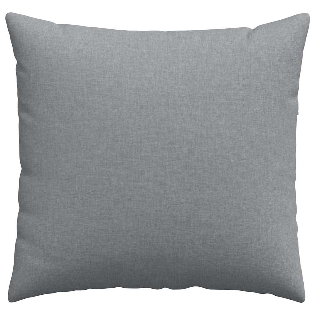 vidaXL Sofakissen 2 pcs Hellgrau 45 x 45 cm Stoff