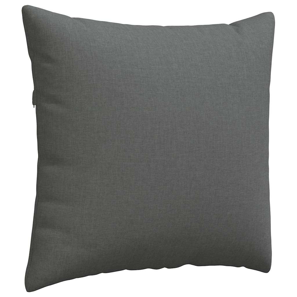 vidaXL Sofakissen 2 pcs Dunkelgrau 45 x 45 cm Stoff