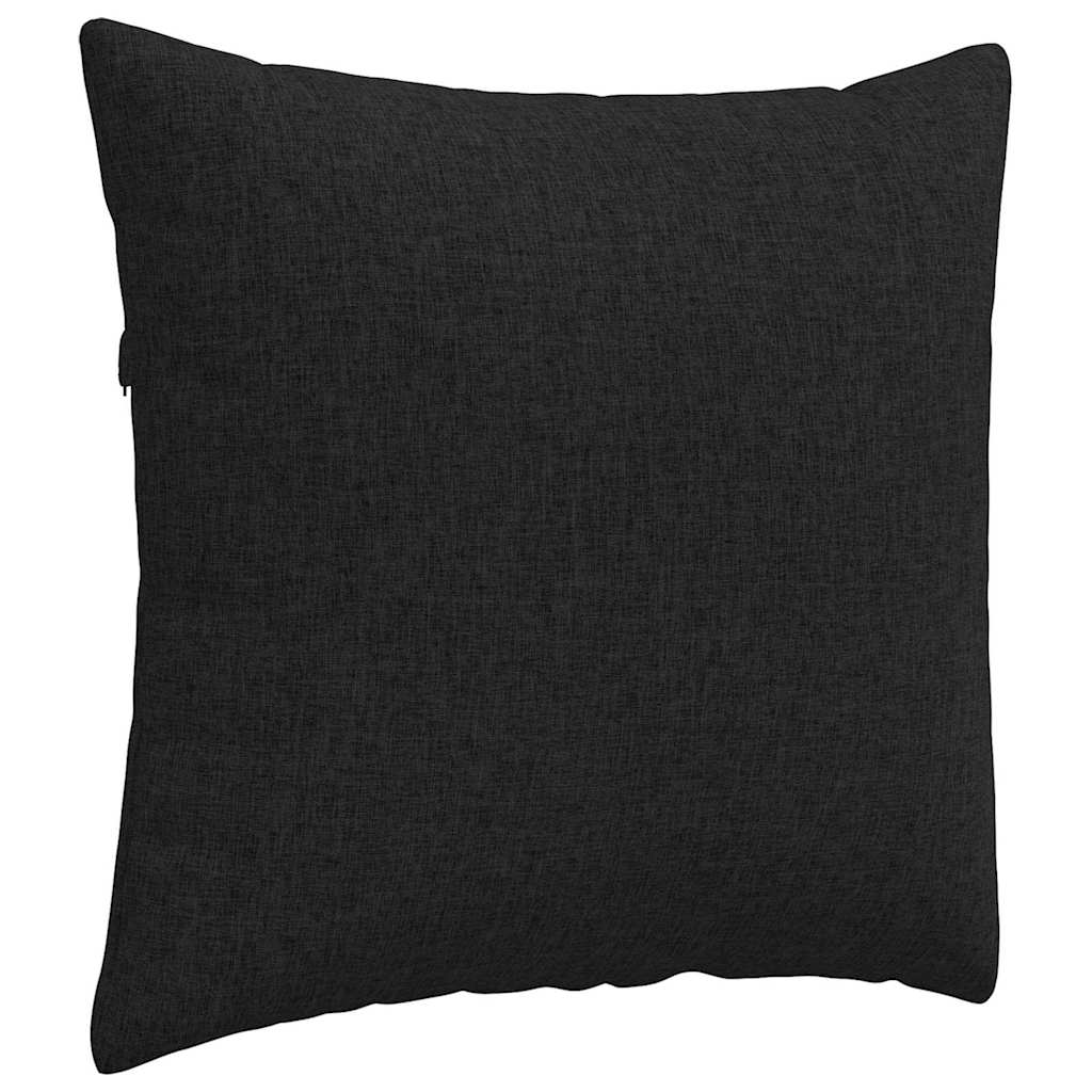 vidaXL Sofakissen 2 pcs Schwarz 45 x 45 cm Stoff
