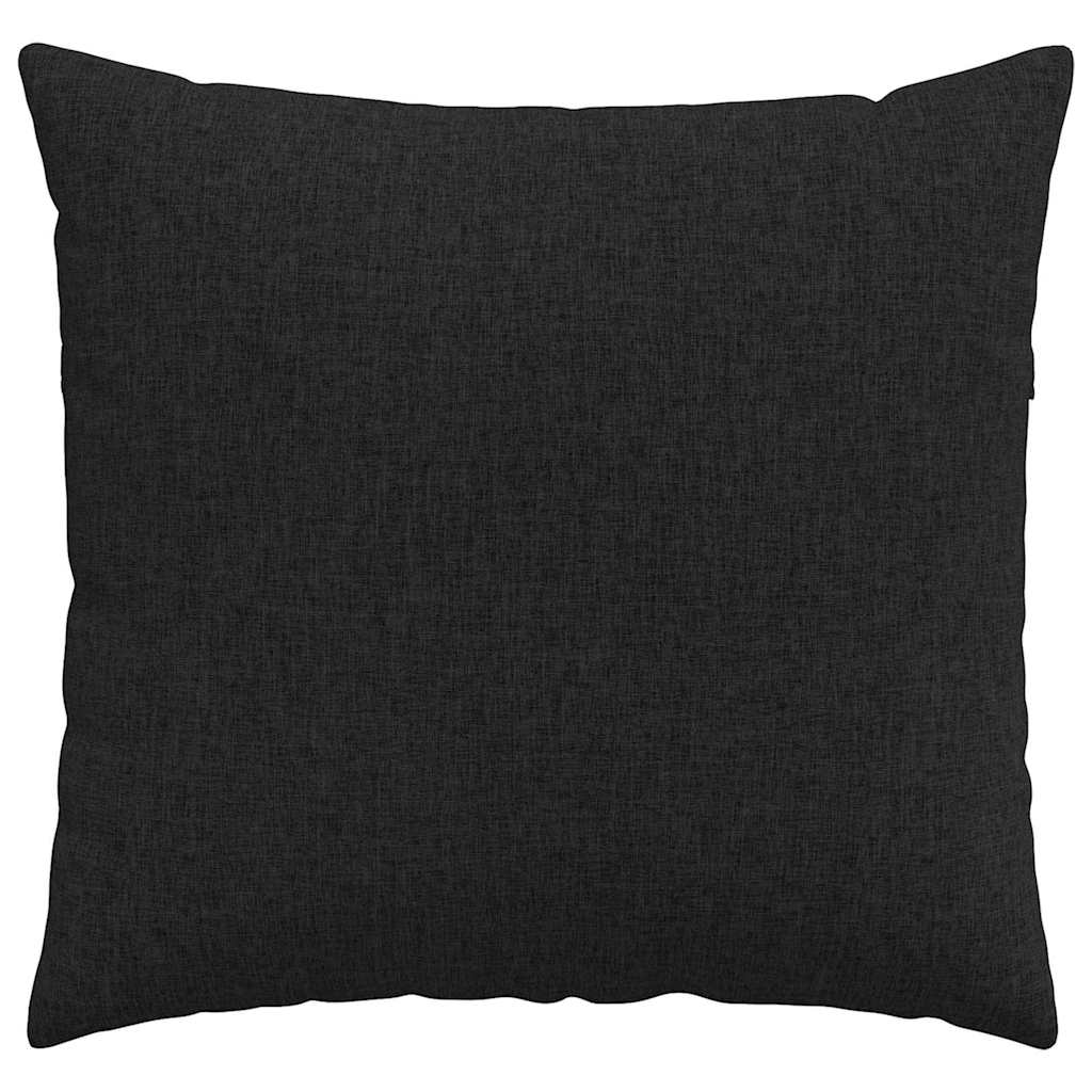 vidaXL Sofakissen 2 pcs Schwarz 45 x 45 cm Stoff