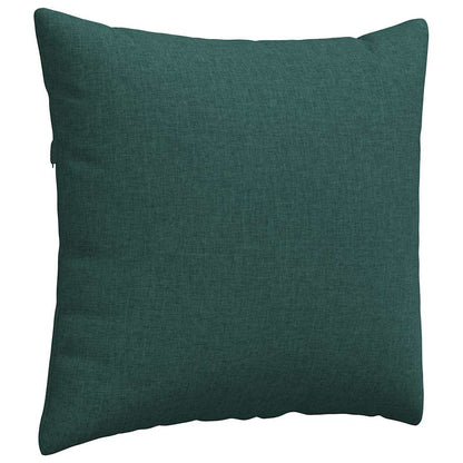 vidaXL Sofakissen 2 pcs Dunkelgrün 45 x 45 cm Stoff
