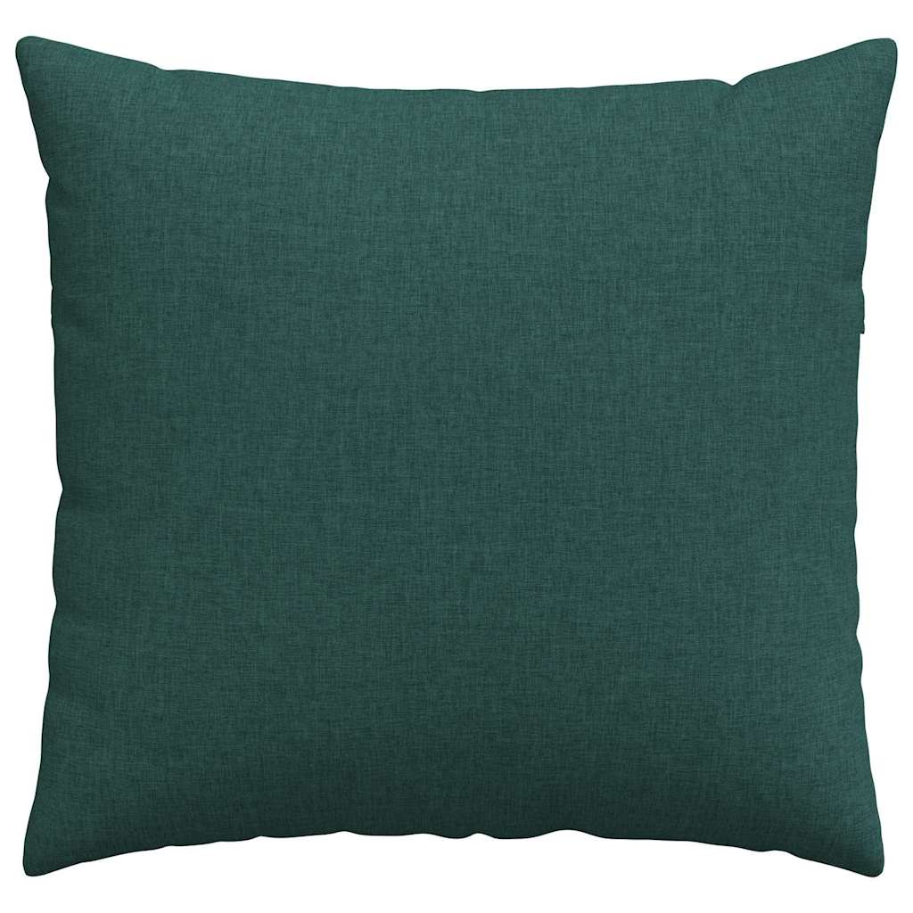 vidaXL Sofakissen 2 pcs Dunkelgrün 45 x 45 cm Stoff