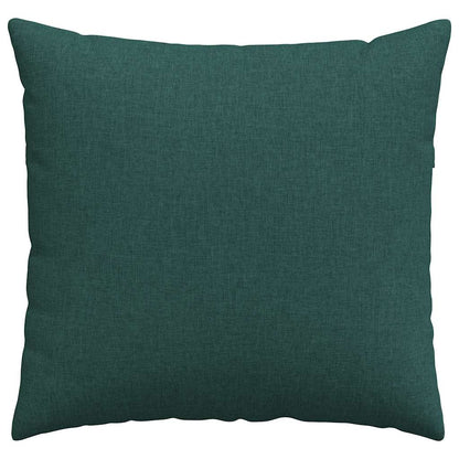 vidaXL Sofakissen 2 pcs Dunkelgrün 45 x 45 cm Stoff