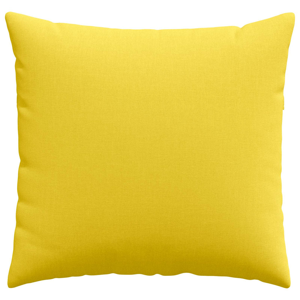vidaXL Sofakissen 2 pcs Helles Gelb 45 x 45 cm Stoff