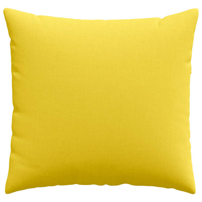 vidaXL Sofakissen 2 pcs Helles Gelb 45 x 45 cm Stoff