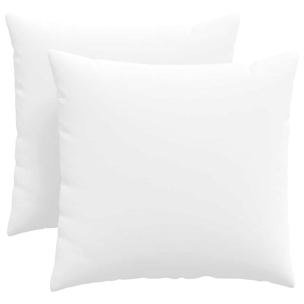 vidaXL Sofakissen 2 pcs Weiß 45 x 45 cm Stoff