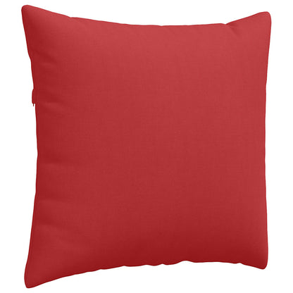 vidaXL Sofakissen 2 pcs Rot 45 x 45 cm Stoff