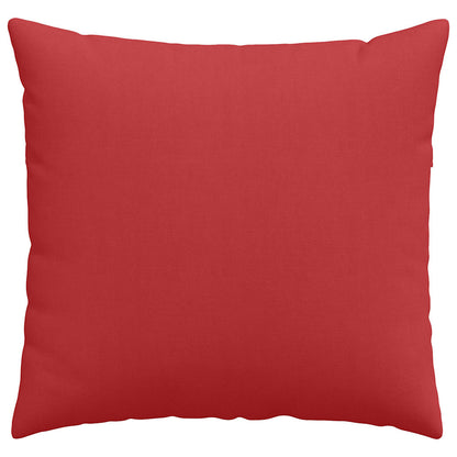 vidaXL Sofakissen 2 pcs Rot 45 x 45 cm Stoff