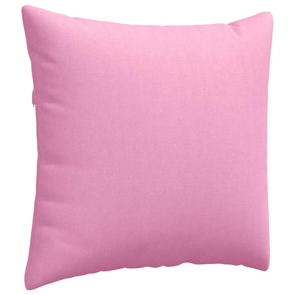 vidaXL Sofakissen 2 pcs Rosa 45 x 45 cm Stoff