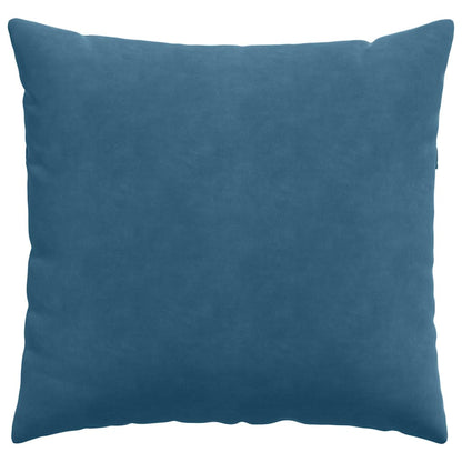 vidaXL Sofakissen 2 Stück Blau 45 x 45 cm Cordstoff