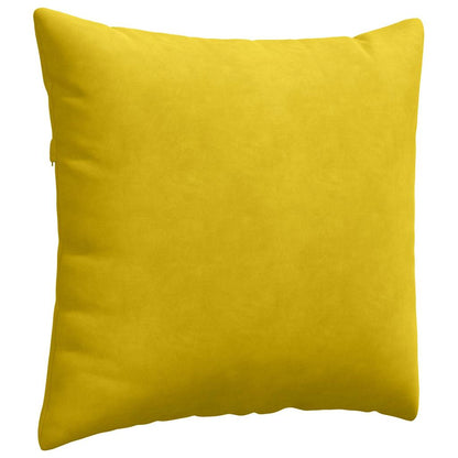 vidaXL Sofakissen 2 Stück Gelb 45 x 45 cm Cordstoff