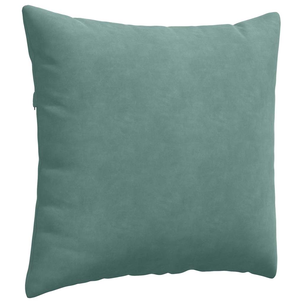 vidaXL Sofakissen 2 Stück Meergrün 45 x 45 cm Cordstoff
