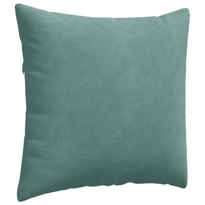 vidaXL Sofakissen 2 Stück Meergrün 45 x 45 cm Cordstoff