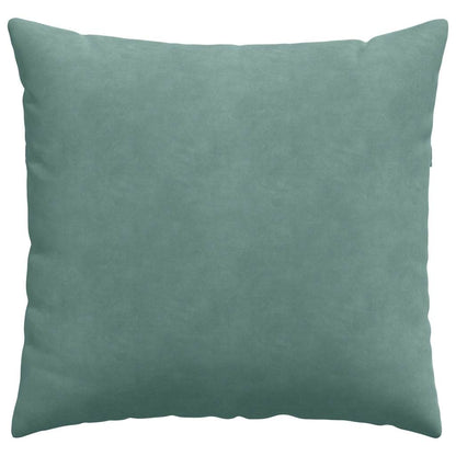 vidaXL Sofakissen 2 Stück Meergrün 45 x 45 cm Cordstoff