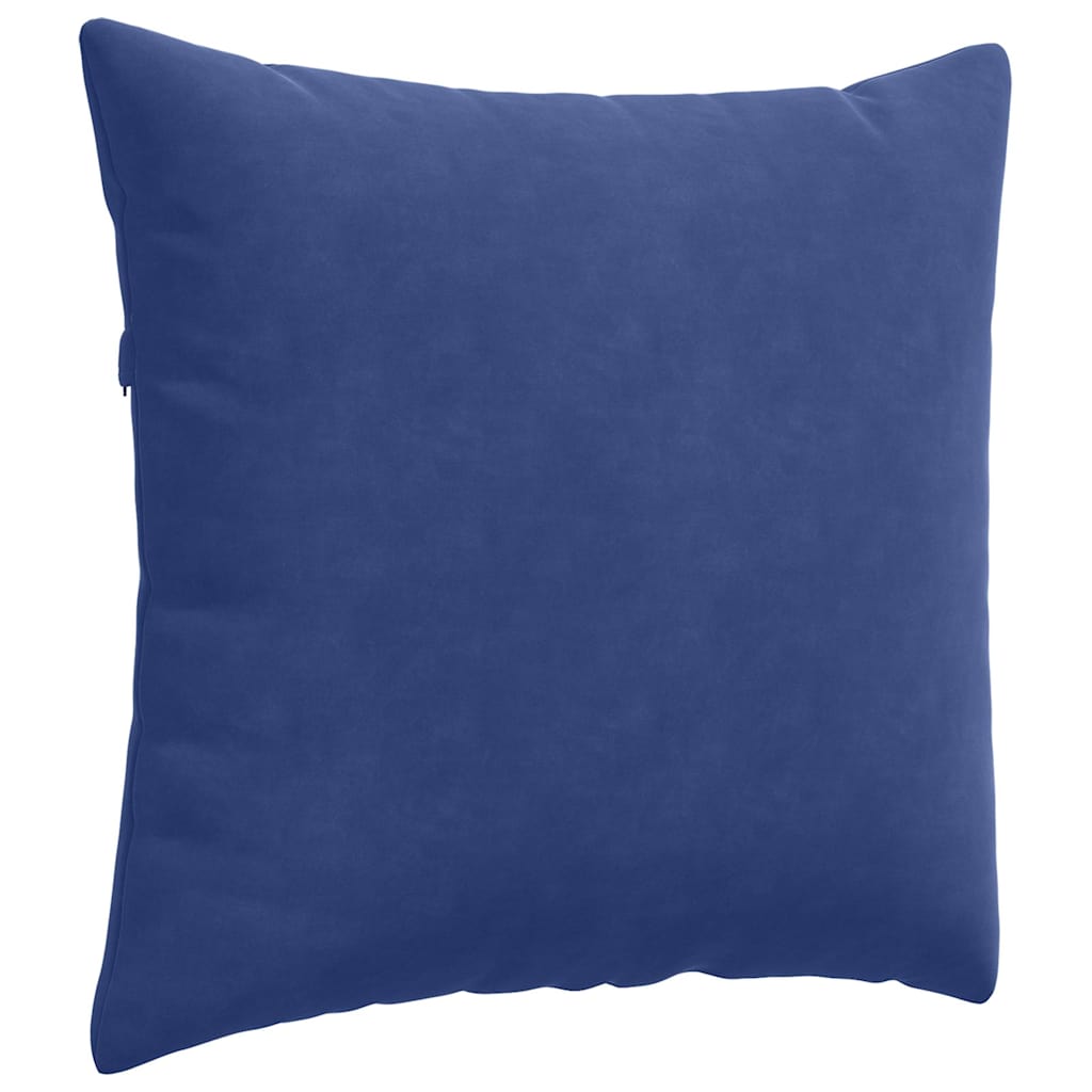 vidaXL Sofakissen 2 Stück Polizeiblau 45 x 45 cm Cordstoff