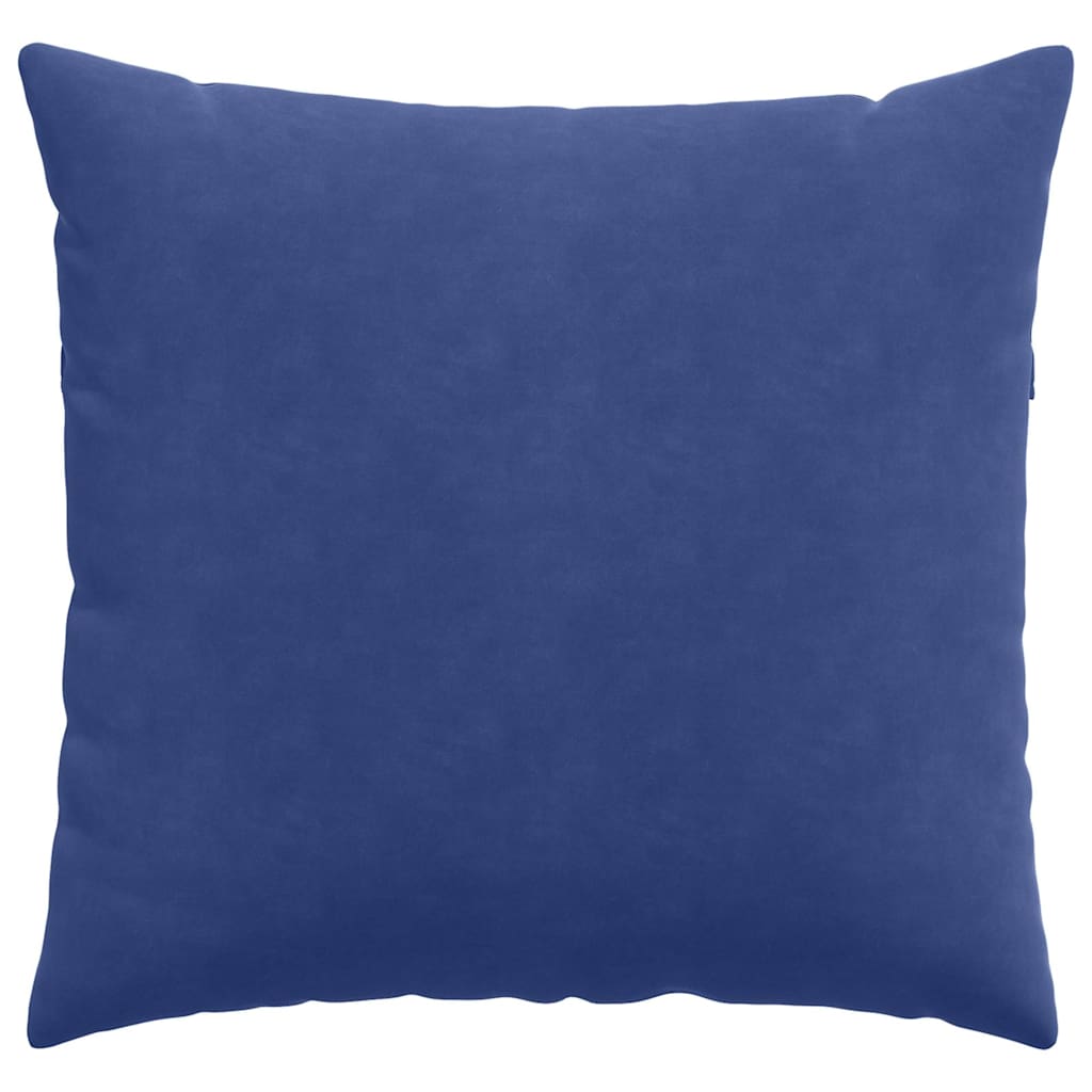vidaXL Sofakissen 2 Stück Polizeiblau 45 x 45 cm Cordstoff