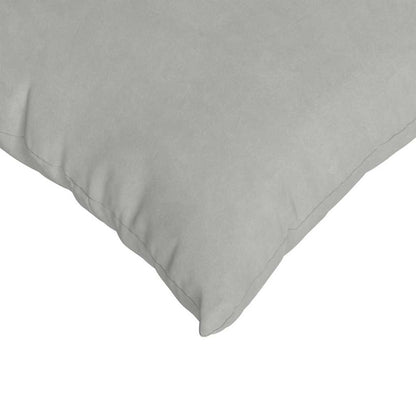 vidaXL Sofakissen 2 Stück Hellgrau 45 x 45 cm Stoff