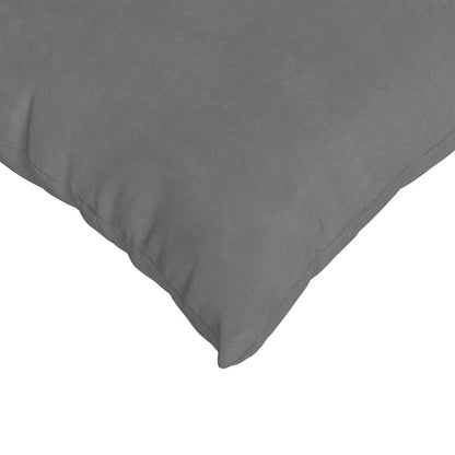 vidaXL Sofakissen 2 Stück Dunkelgrau 45 x 45 cm Stoff