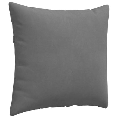 vidaXL Sofakissen 2 Stück Dunkelgrau 45 x 45 cm Stoff