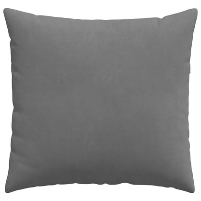 vidaXL Sofakissen 2 Stück Dunkelgrau 45 x 45 cm Stoff