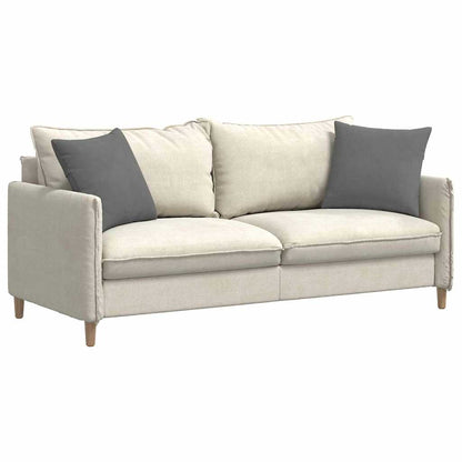 vidaXL Sofakissen 2 Stück Dunkelgrau 45 x 45 cm Stoff