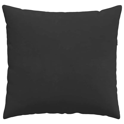vidaXL Sofakissen 2 Stück Schwarz 45 x 45 cm Stoff