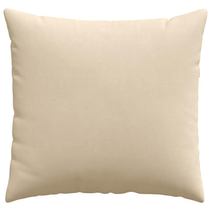 vidaXL Sofakissen 2 Stück Creme 45 x 45 cm Stoff