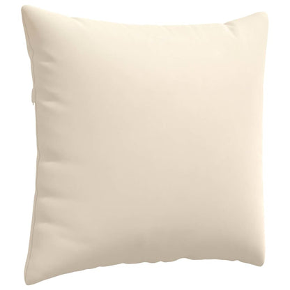 vidaXL Sofakissen 2 Stück Beige 45 x 45 cm Stoff