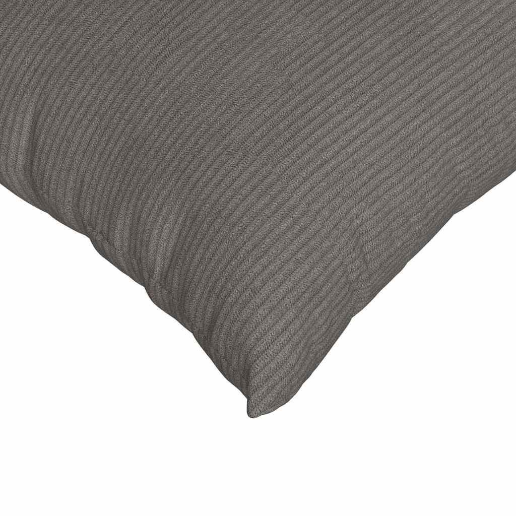 vidaXL Sofakissen 2 Stück Hellgrau 45 x 45 cm Cordstoff