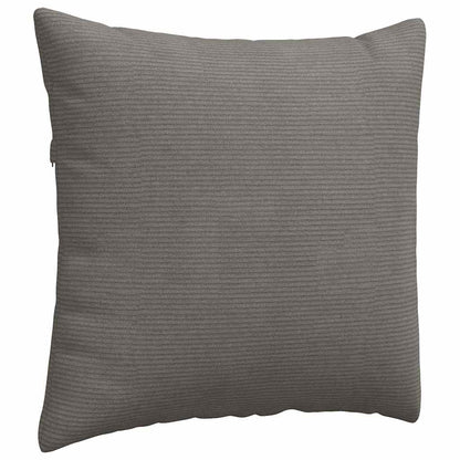 vidaXL Sofakissen 2 Stück Hellgrau 45 x 45 cm Cordstoff