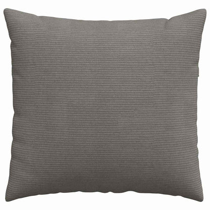vidaXL Sofakissen 2 Stück Hellgrau 45 x 45 cm Cordstoff