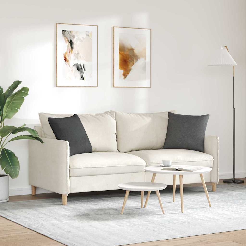 vidaXL Sofakissen 2 Stück Dunkelgrau 45 x 45 cm Cordstoff