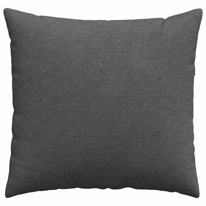 vidaXL Sofakissen 2 Stück Dunkelgrau 45 x 45 cm Cordstoff