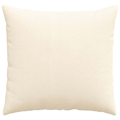vidaXL Sofakissen 2 Stück Creme 45 x 45 cm Cordstoff