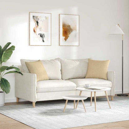 vidaXL Sofakissen 2 Stück Grau-Grün 45 x 45 cm Cordstoff