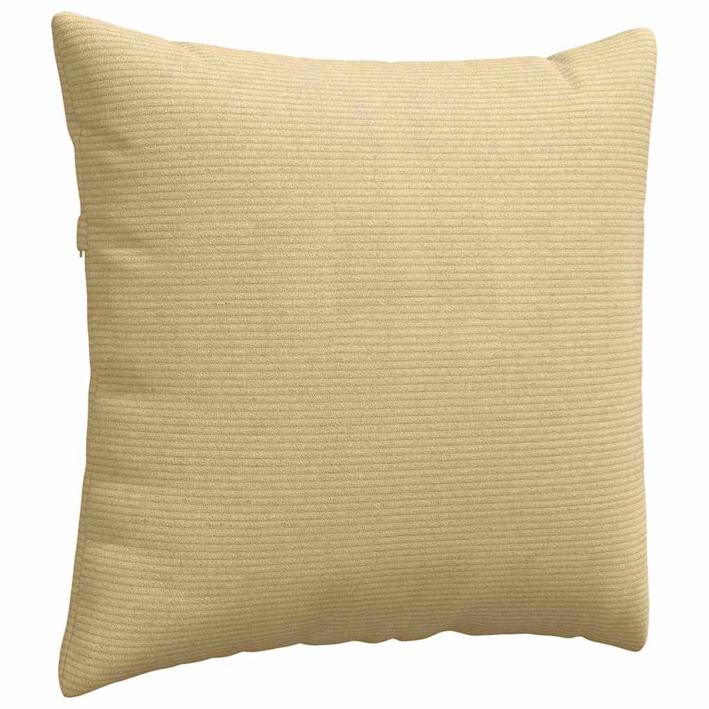 vidaXL Sofakissen 2 Stück Grau-Grün 45 x 45 cm Cordstoff