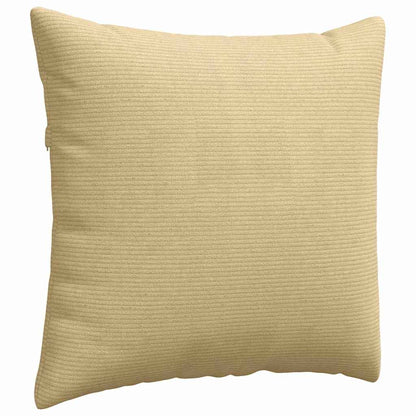 vidaXL Sofakissen 2 Stück Grau-Grün 45 x 45 cm Cordstoff