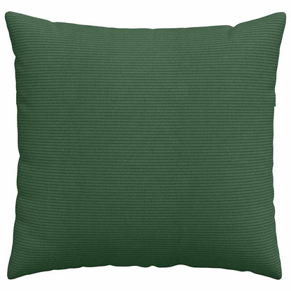 vidaXL Sofakissen 2 Stück Dunkelgrün 45 x 45 cm Cordstoff