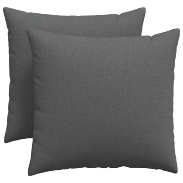 vidaXL Sofakissen 2 pcs Dunkelgrau 50 x 50 cm Stoff