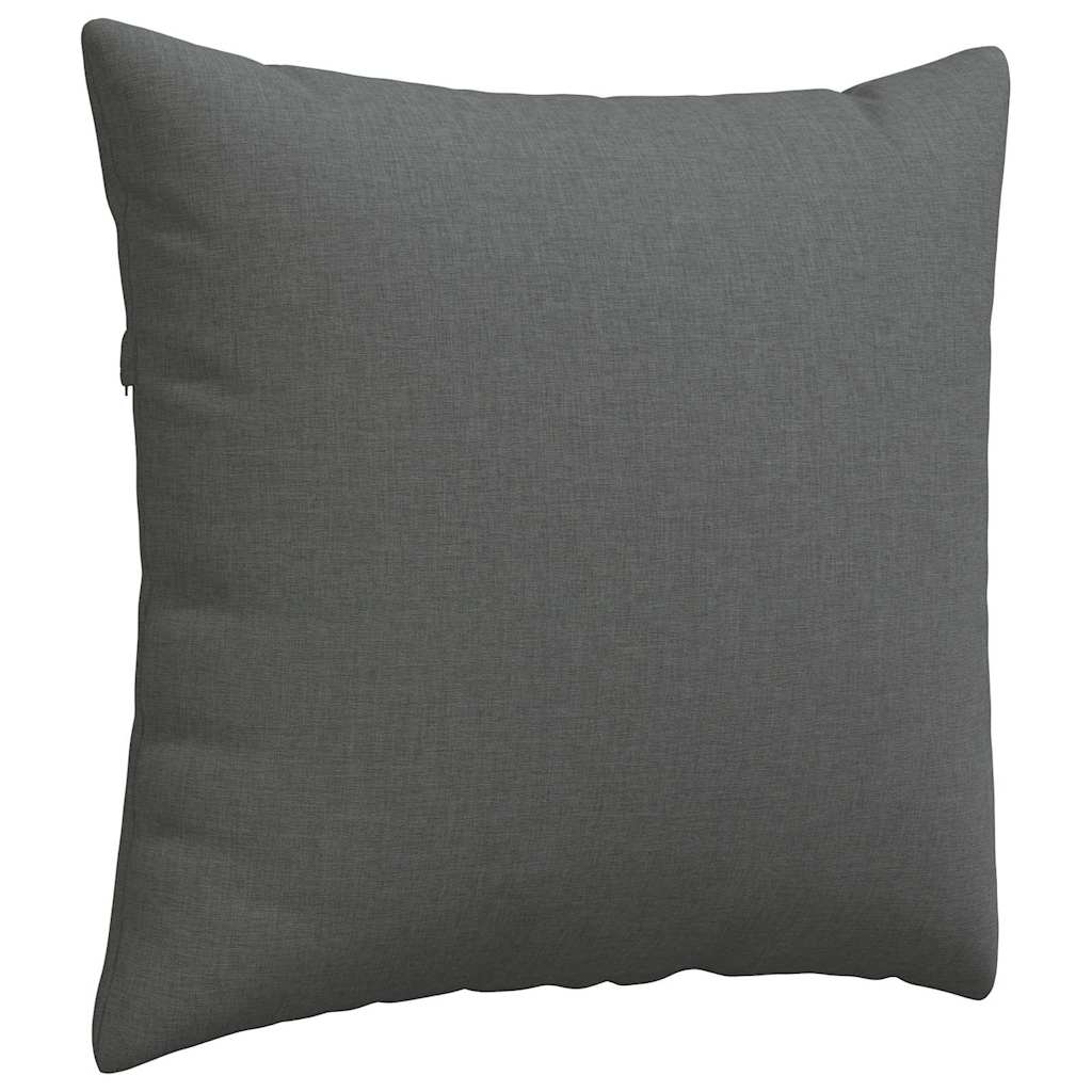 vidaXL Sofakissen 2 pcs Dunkelgrau 50 x 50 cm Stoff