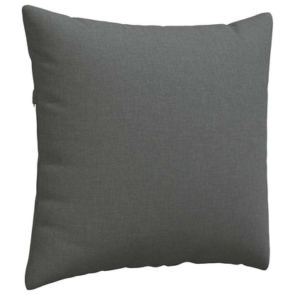 vidaXL Sofakissen 2 pcs Dunkelgrau 50 x 50 cm Stoff