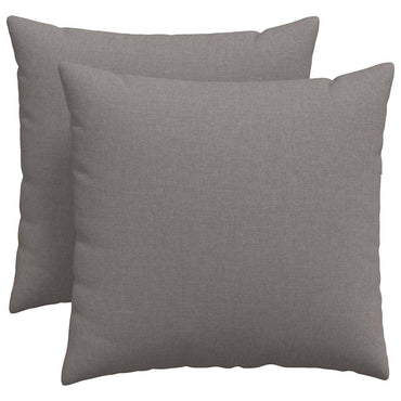 vidaXL Sofakissen 2 pcs Taupe 50 x 50 cm Stoff