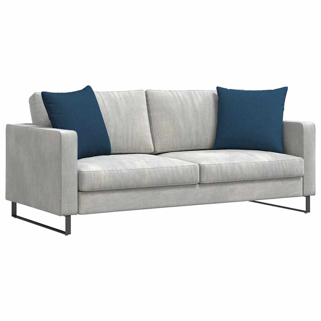 vidaXL Sofakissen 2 pcs Blau 50 x 50 cm Stoff