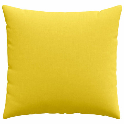 vidaXL Sofakissen 2 pcs Helles Gelb 50 x 50 cm Stoff