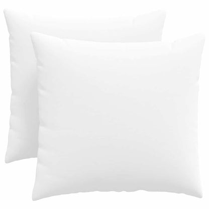 vidaXL Sofakissen 2 pcs Weiß 50 x 50 cm Stoff